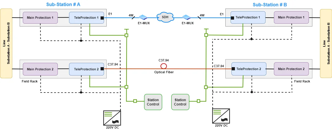 1+1 Redundancy for Establishing a Resilient Protection Network